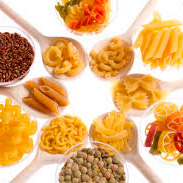 Nudeln, Reis und Hülsenfrüchte